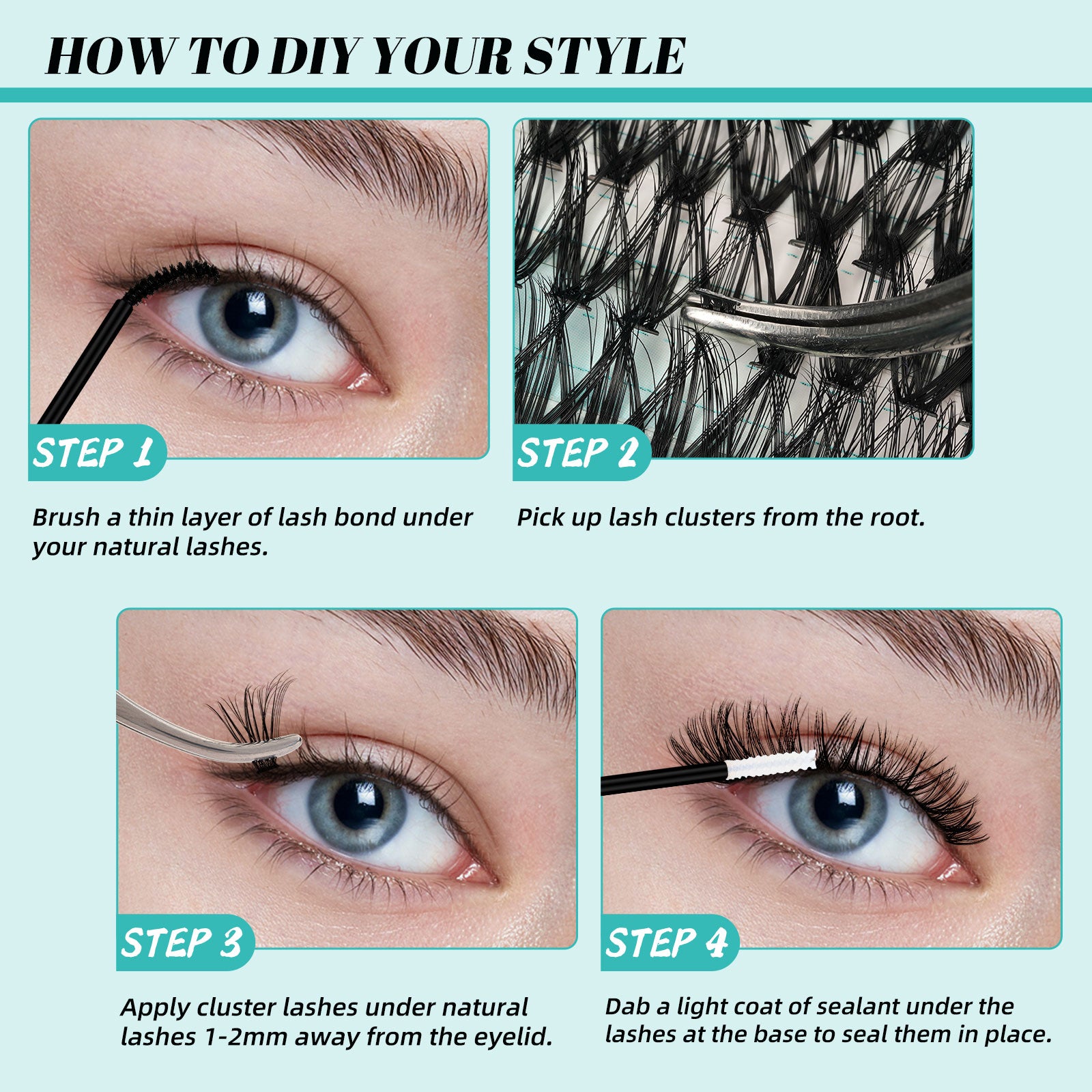 AMZGIRL 3040D Lash Extension Kit  320Pcs